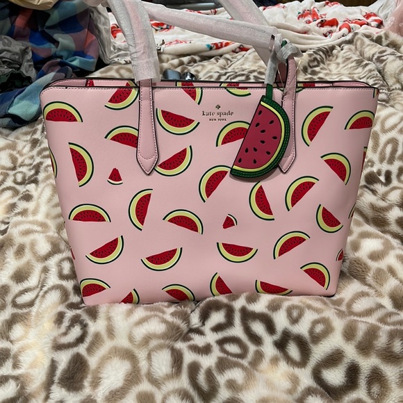 Kate spade watermelon printed bag - Picture 1 of 13
